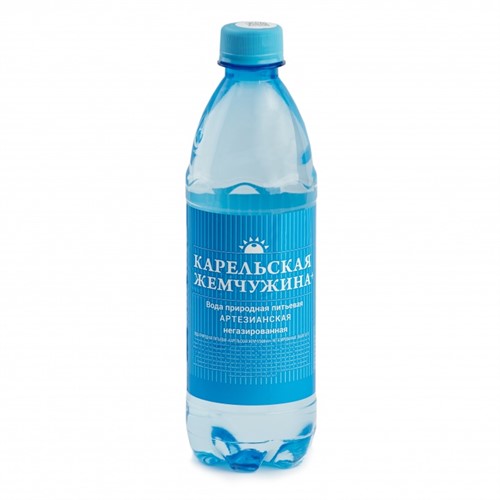 Вода природная питьевая артезианская Карельская жемчужина+ негазированная 0.5л - фото 20868