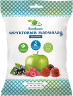Бековский мармелад фруктовое ассорти (малина, ч. смородина, яблоко), 250г