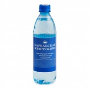 Вода природная питьевая артезианская Карельская жемчужина+ газированная 0.5л
