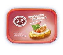 Сыр плавленый пастообразный с крымской креветкой 55% Джанкойский сыр 180г