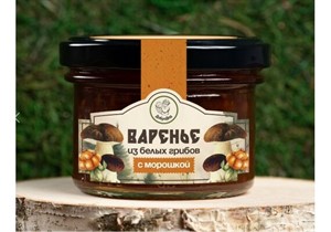 Варенье из белых грибов с морошкой  120г