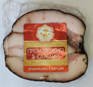 Сало подкопченное на Дровах  МД Карелия